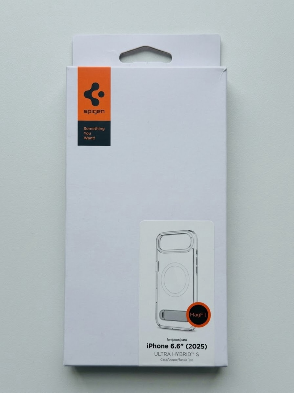 Spigen Ultra Hybrid MagFit Case Packaging - White